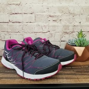 New Balance 330 v2 Grey Purple Lightweight Trail Running Shoe 8.5M